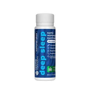 Cosma Cannabis Deep Sleep, shot, 80 ml - Układ nerwowy - miniaturka - grafika 1