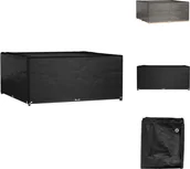 Pokrowce na meble ogrodowe - vidaXL Pokrowiec na meble ogrodowe 16 oczek 205x205x90 cm kwadratowy - Pokrowce ochronne na meble ogrodowe - miniaturka - grafika 1