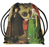 Torby szkolne - Worek Portret małżonków Arnolfinich Jan van Eyck-Standard - miniaturka - grafika 1