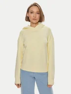 Bluzy damskie - Calvin Klein Bluza Micro Logo K20K206631 Żółty Regular Fit - miniaturka - grafika 1