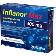 Przeziębienie i grypa - Inflanor Max 400 mg x 10 tabl - miniaturka - grafika 1