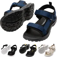 Moda i Uroda OUTLET - CRESSI Pete Sandał czarny/niebieski granatowy 40 - sandały unisex idealne na letnie dni na plaży, zaprojektowane z myślą o komforcie i praktyczności w środowisku wodnym, czarny/niebieski granatowy, 40 - miniaturka - grafika 1