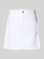 Spódnice - Spódnica jeansowa z zapięciem na guzik - miniaturka - grafika 1