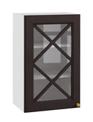 Meble kuchenne - Bristol Witryna Wisząca Gv-45 Czarny Mat - miniaturka - grafika 1