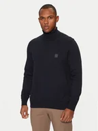 Swetry męskie - BOSS Golf Akiro S 50527573 Granatowy Regular Fit - miniaturka - grafika 1