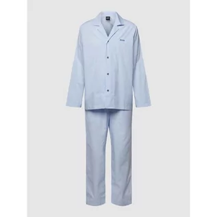 Bielizna nocna - Piżama z wyhaftowanym logo model Stripe Pyjama - Boss - grafika 1