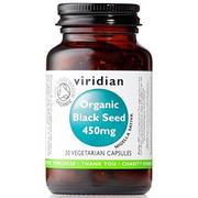 Przeziębienie i grypa - Viridian Organic Black Seed / Ekologiczna Czarnuszka 450 mg (30 kaps.) Viridian - miniaturka - grafika 1
