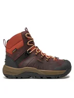 Buty trekkingowe damskie - Keen Trekkingi Revel IV Mid Polar 1027726 Brązowy - miniaturka - grafika 1