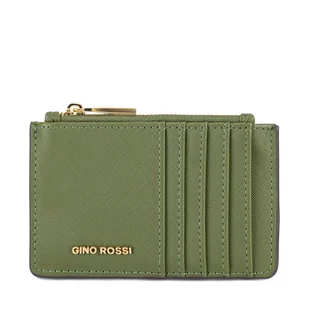 Etui na karty kredytowe Gino Rossi QYL0022 Zielony - Portfele - miniaturka - grafika 1