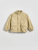 Kombinezony dla dzieci - Reserved - Kurtka ze stójką - beżowy - miniaturka - grafika 1