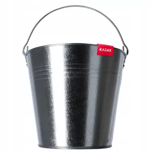 Wiadro Wiaderko Ocynkowane Metalowe Ogrodowe 15 L - Wiadra i kastry budowlane - miniaturka - grafika 1