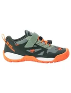 Buty dla dziewczynek - Jack Wolfskin SmileyWorld Low K dziecięce buty trekkingowe, uniseks, miętowy liść, 28 EU - miniaturka - grafika 1