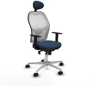 Fotel biurowy, krzesło biurowe Krzesło Biurowe Piqueras y Crespo 1D086N1 Granatowy - Fotele i krzesła biurowe - miniaturka - grafika 1