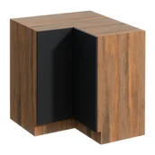 Szafki kuchenne - Szafka kuchenna stojąca narożna Shiran 1 kolor orzech/szary - miniaturka - grafika 1