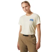 Koszulki i topy damskie - Damska koszulka Helly Hansen Skog Recycled Graphic snow - S - miniaturka - grafika 1