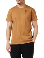 Koszulki męskie - G-STAR RAW T-shirt męski Back Graphic Text, Brązowy (Chipmunk D23161-c336-3886), XXL - miniaturka - grafika 1