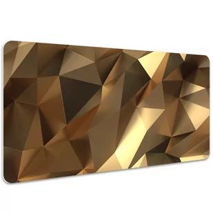 Podkładka na biurko Złota geometria 100x50 cm - Podkładki na biurko Podkładka na biurko Złota geometria 100x50 cm - Podkładki na biurko - miniaturka - grafika 1