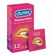 Prezerwatywy - Prezerwatywy lateksowe z wypustkami i prążkami Durex Pleasuremax 12 szt. - miniaturka - grafika 1