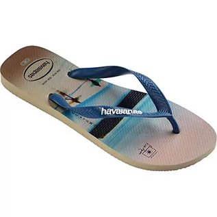 Klapki i japonki męskie - Havaianas Męskie klapki Hype Sandblue Comfy, Sand Blue Comfy, 45/47 EU - grafika 1