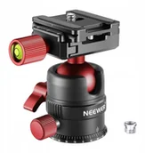 Głowice do statywów - Głowica Neewer metalowa głowica kulowa do statywu 28MM Czerwona - miniaturka - grafika 1
