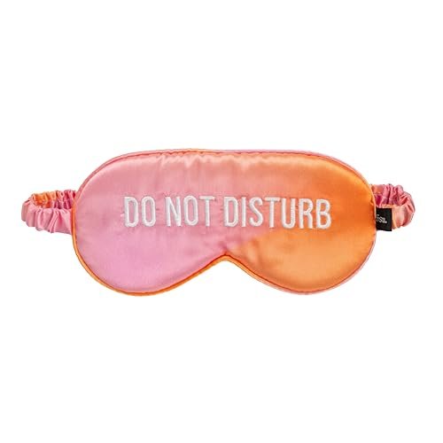 Fisura – Maseczka do spania „do not disturb” z efektem gradientu. Miękka maseczka do spania. Oryginalna opaska na oczy. Ultramiękka maseczka do spania z elastyczną gumką. 20 x 10 cm.