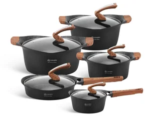 Zestaw komplet garnków marmurkowych 15el garnki EB-9184 - Zestawy garnków i patelni - miniaturka - grafika 1