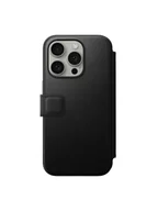 Etui i futerały do telefonów - Nomad Modern Leather Folio - black - iPhone 15 Pro - miniaturka - grafika 1
