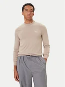 Swetry męskie - Guess Sweter M5YR26 Z0122 Beżowy Slim Fit - miniaturka - grafika 1