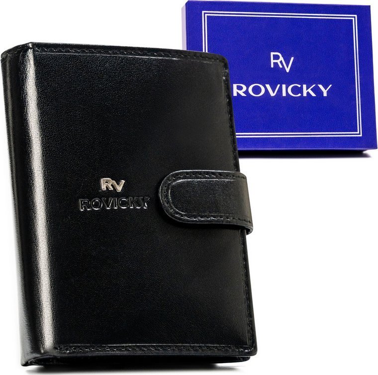 Rovicky Elegancki, Skórzany Portfel Męski