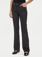 Spodnie damskie - Morgan Jeansy 252-PCURE Czarny Bootcut Fit - miniaturka - grafika 1