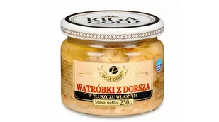 Riga Gold Wątróbka z dorsza w tłuszczu własnym 250g - Konserwy i dania rybne - miniaturka - grafika 1