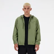 Kurtki męskie - Kurtka męska New Balance MJ41504DEK  zielona - miniaturka - grafika 1