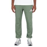 Spodnie sportowe męskie - Spodnie New Balance MP31539DON - zielone - miniaturka - grafika 1