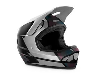 Kask rowerowy Bluegrass LEGIT biało-czarny matowy, rozmiar M 56-58 cm - Kaski rowerowe - miniaturka - grafika 1