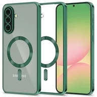 Etui i futerały do telefonów - Etui TECH-PROTECT MagFlex MagSafe do Samsung Galaxy A56 5G Zielony - miniaturka - grafika 1