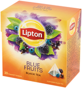 Herbata - Unilever Herbata czarna aromatyzowana Lipton Black Tea Owoce jagodowe, 36 g, 20 szt. - miniaturka - grafika 1