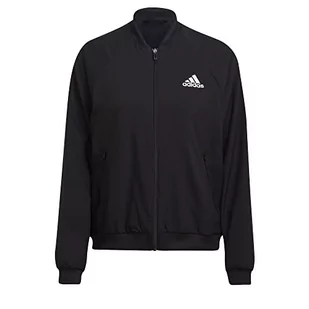 adidas Damska kurtka Woven JKT, czarna/biała, S - Kurtki damskie - miniaturka - grafika 1