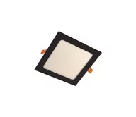 Oprawy, klosze i abażury - LED Oprawa wpuszczana GERE LED/12W/230V 4000K czarna - miniaturka - grafika 1