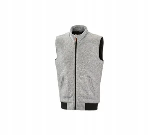 Bezrękawnik Kamizelka Polarowa ze Stójką Męska Parkside Szara Jasna M 50/52 - Odzież robocza - miniaturka - grafika 1