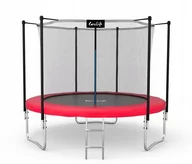 Trampoliny - Trampolina Ogrodowa Carelife 252Cm Siatka Drabinka - miniaturka - grafika 1