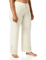 Spodnie damskie - Triumph Damskie spodnie od piżamy Climate Aloe Trousers, jasnobeżowy - miniaturka - grafika 1