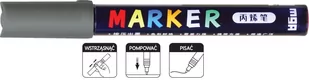 M&G, Marker akrylowy 1-2 mm, ciemnoszary - Kredki, ołówki, pastele i pisaki - miniaturka - grafika 1
