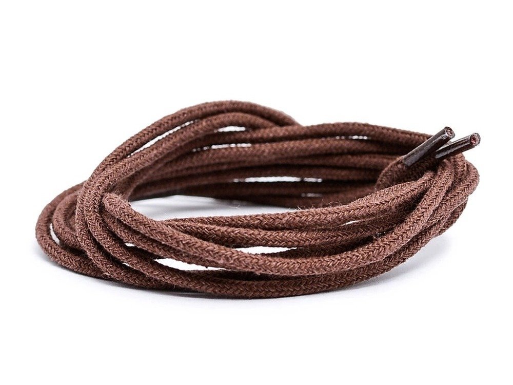 Sznurówki okrągłe brązowe 75 cm