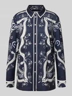 Koszule damskie - Bluzka o kroju regular fit z mankietami - miniaturka - grafika 1