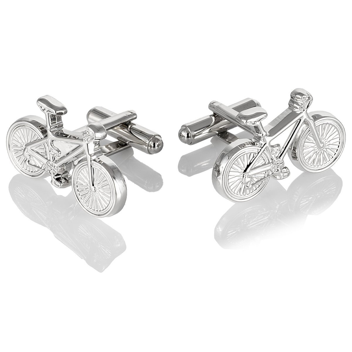 Spinki do mankietów X2 Srebrne Rowery AJ615