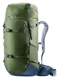 Deuter Plecak "Rise 34+" w kolorze oliwkowym na rakiety śnieżne - 28 x 72 x 23 cm - Plecaki - miniaturka - grafika 1