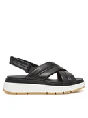 Sandały damskie - Clarks Sandały Tuscan Cross 26182233 Czarny - miniaturka - grafika 1