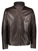 Kurtki męskie - Bugatti Skórzana kurtka w kolorze brązowym - miniaturka - grafika 1