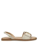 Sandały damskie - Geox Sandały D Naileen D35SDA 000TU C1122 Beżowy - miniaturka - grafika 1