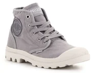 Buty sportowe damskie - Buty Palladium Us Pampa Hi F W 92352-071-M Gray Flannel szare - miniaturka - grafika 1